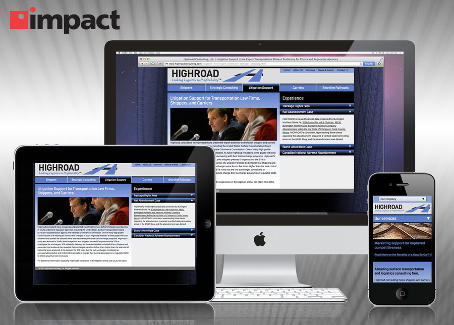 A great web design by Impact Networking, Chicago, IL: 