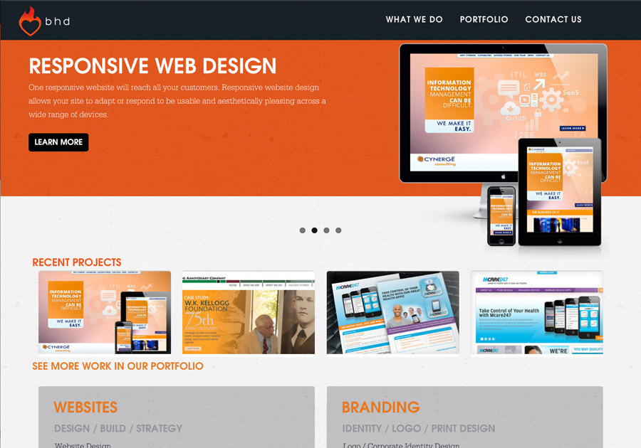 A great web design by BHD - Brian Harte Design, Detroit, MI: 