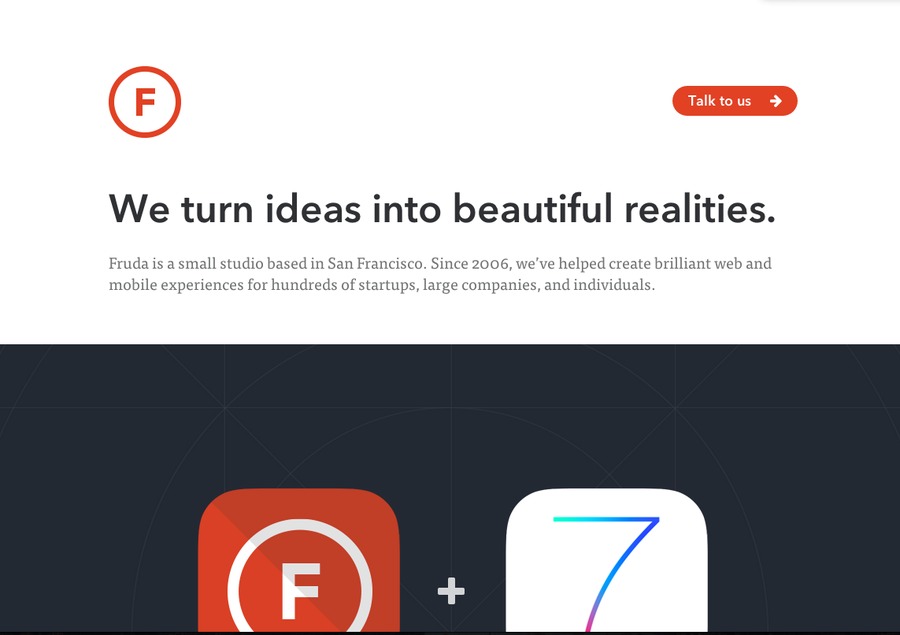 A great web design by Fruda, San Francisco, CA: Portfolio
, Internet
