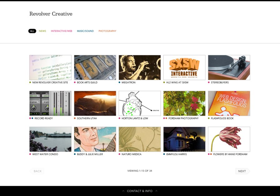 A great web design by Revolver Creative, Seattle, WA: 