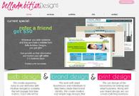 A great web design by Bella Ambition Designs, Los Angeles, CA: Website, Service
