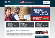 A great web design by Calera Highspeed Satellite Internet, Dallas, TX: 