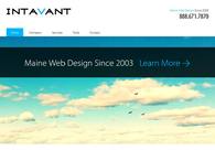 A great web design by Intavant, Portland, ME: 