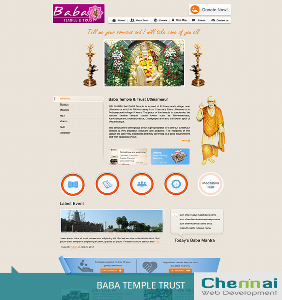A great web design by Chennai Web Development, Dallas, TX: 