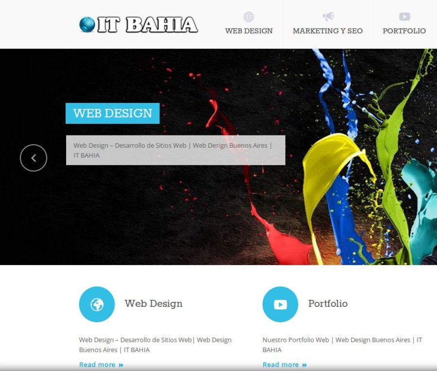 A great web design by IT BAHIA, Ciudad de Buenos Aires, Argentina: 