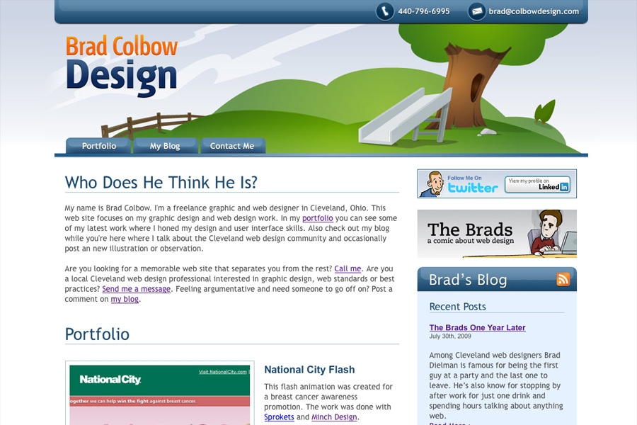 A great web design by Colbow Design, Cleveland, OH: 