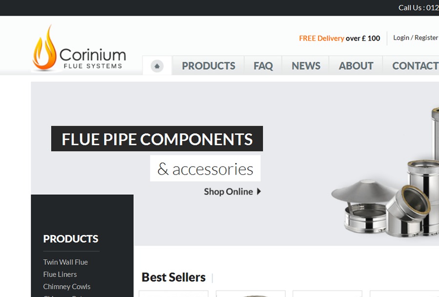A great web design by InfinPixels, London, United Kingdom: Website, E-Commerce
, Construction
, Wordpress
