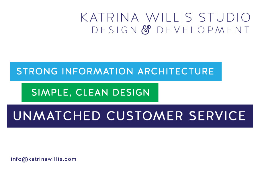 A great web design by Katrina Willis Studio, Chicago, IL: 