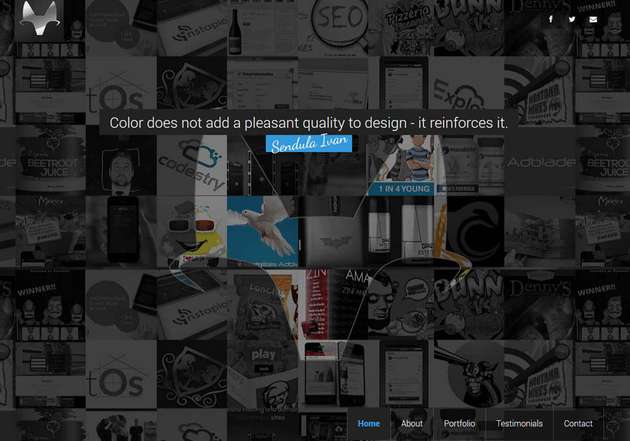 A great web design by Sendula Ivan, Belgrade, Serbia: 