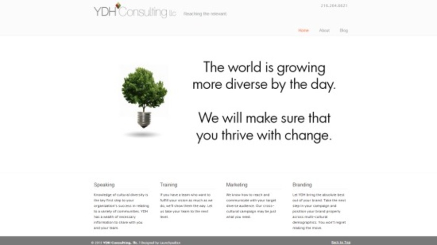 A great web design by Launchpadian, Cleveland, OH: 
