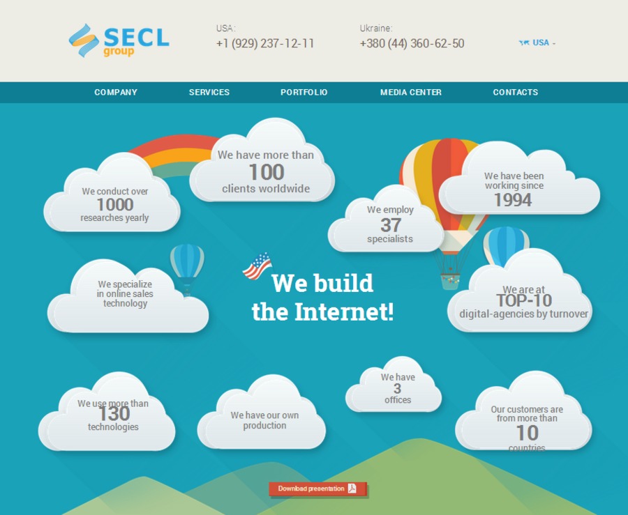 A great web design by SECL Group, Kiev, Ukraine: 