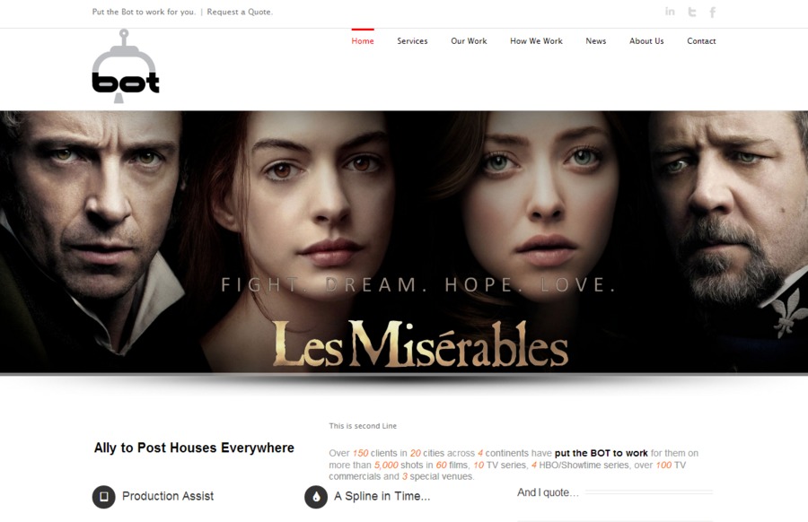 A great web design by 9Bode, Atlanta, GA: Responsive Website, Portfolio
, Film & Video
, Wordpress
