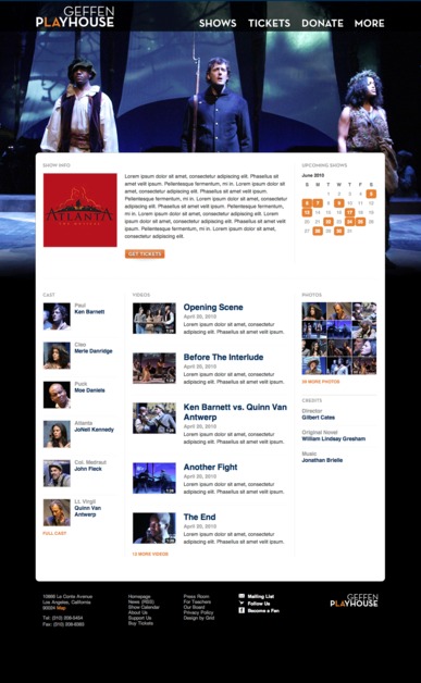 A great web design by Nate Luzod, Detroit, MI: 
