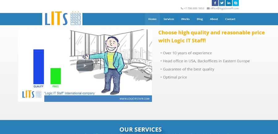 A great web design by Logic IT Staff, San Francisco, CA: 