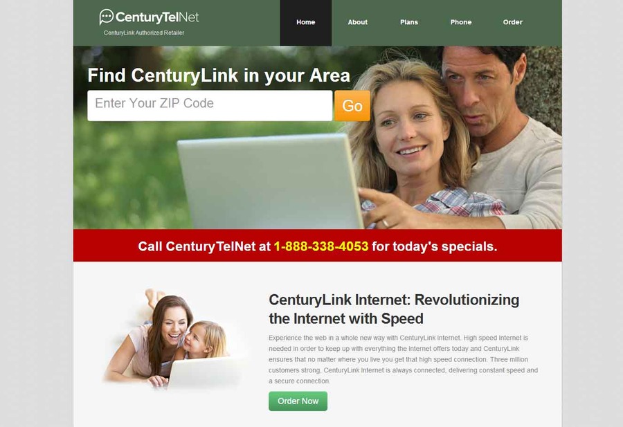 A great web design by Century Link Internet, Chicago, IL: 