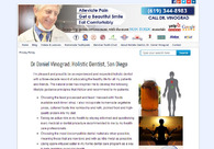 A great web design by Biocompatible Dentist, Los Angeles, CA: Website, Blog
, Healthcare, Wordpress
