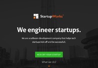 A great web design by StartupWorks, Warsaw, Poland: 