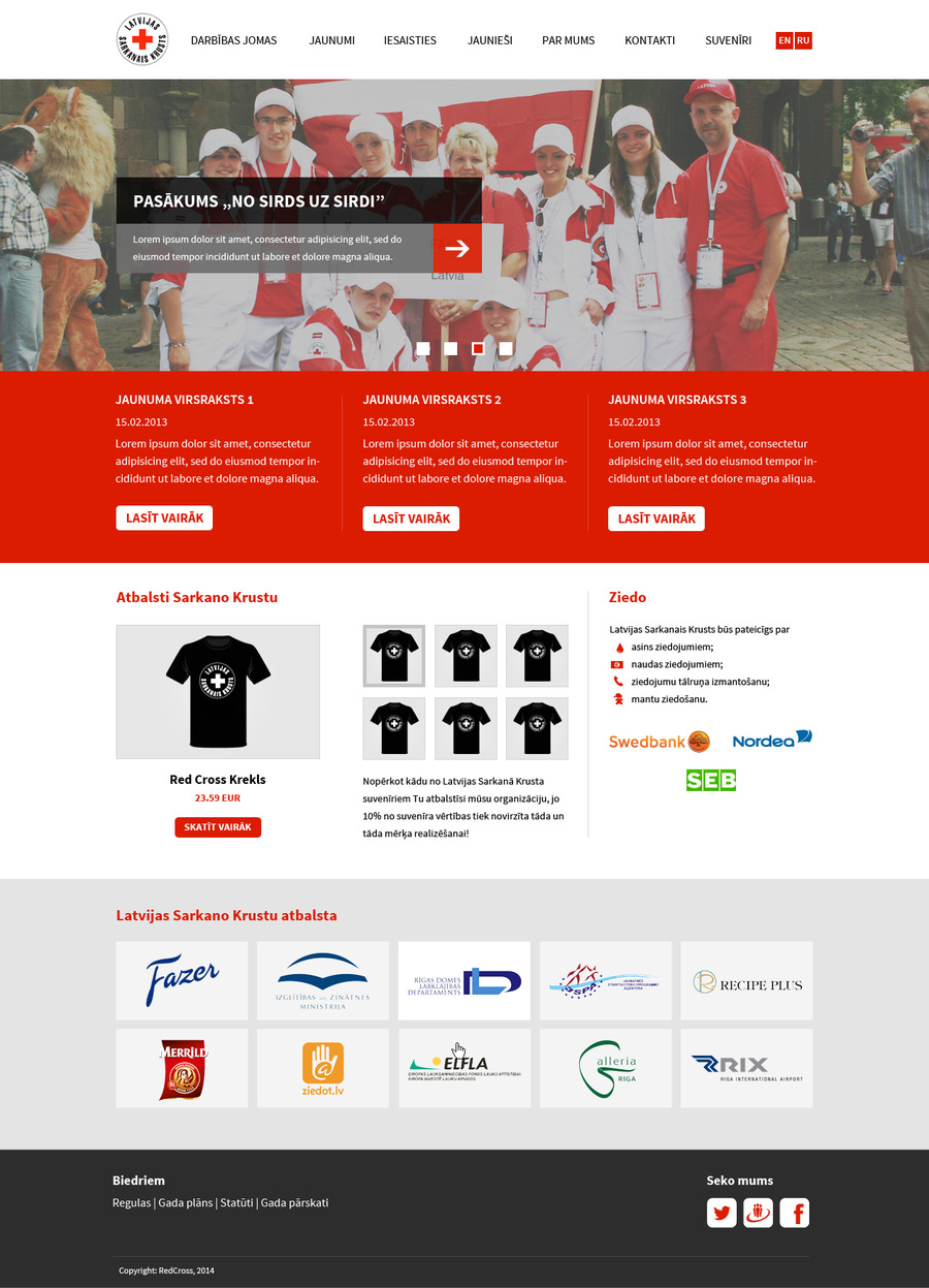 A great web design by Designia, Ikskile, Latvia: 