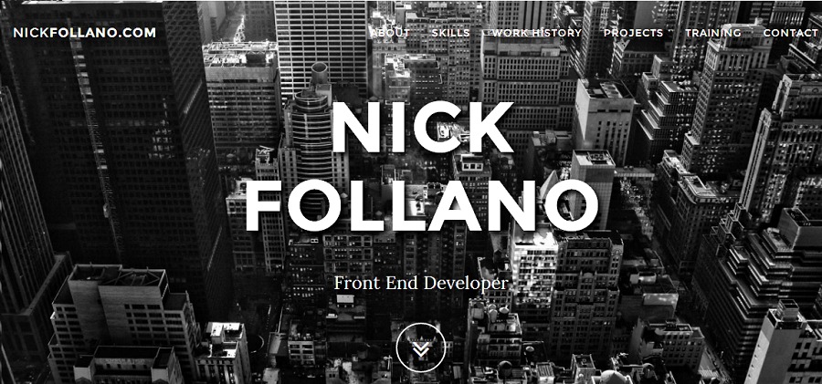 A great web design by Nick Follano, West Palm Beach, FL: Responsive Website, Portfolio
, Internet
, Static HTML
