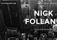 A great web design by Nick Follano, West Palm Beach, FL: Responsive Website, Portfolio
, Internet
, Static HTML
