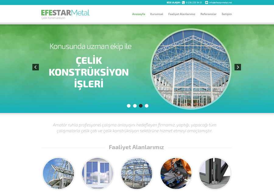 A great web design by 45Derece Creative Agency, Manisa, Turkey: 