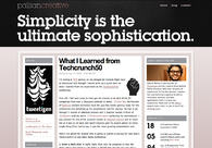 A great web design by Pallian Creative, Vancouver, Canada: 