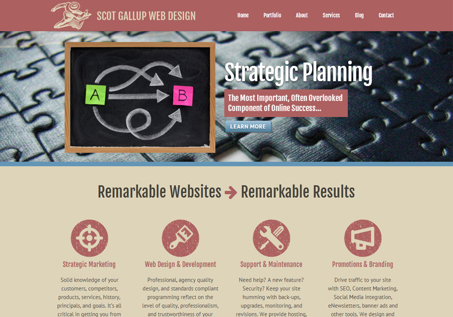 A great web design by Scot Gallup Web Design & Development, Chicago, IL: 