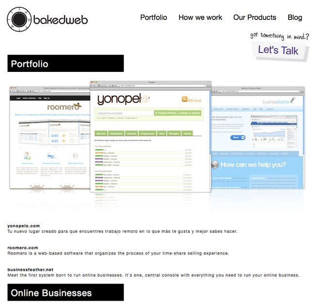 A great web design by bakedweb, Miami, FL: 
