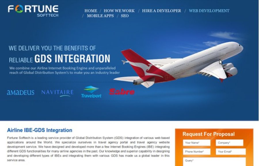 A great web design by Fortune Softtech, New York, NY: 