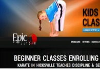 A great web design by Epic Martial Arts, New York, NY: Website, Marketing Website
, Sports & Fitness

