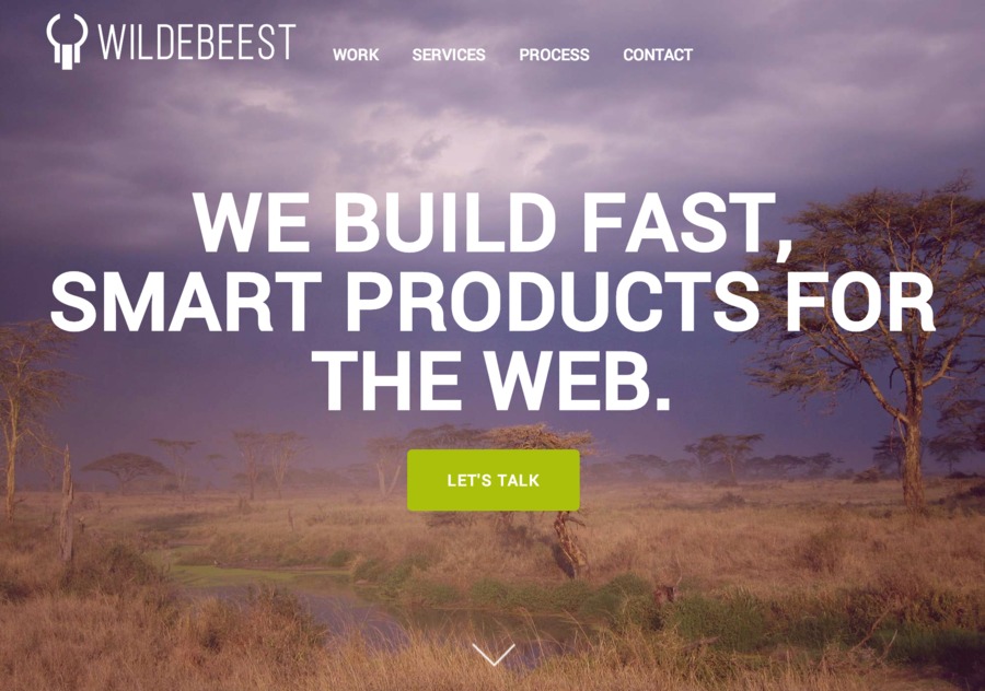 A great web design by Wildebeest, Los Angeles, CA: 