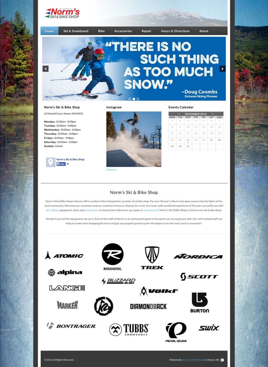 A great web design by Berriman Web Design, Keene, NH: 