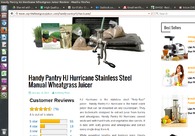 A great web design by Top 10 Wheat Grass Juicer, New Jersey, NJ: Website, Blog
, Retail
