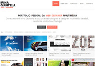 A great web design by Irina Quintela - Web Designer & Multimedia, Lisboa, Portugal: Responsive Website, Portfolio
, Marketing
, Wordpress
