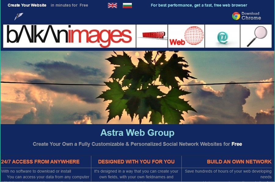 A great web design by Astragroup, Sofia, Bulgaria: 