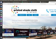 A great web design by The Printed Shade Cloth Company, Victoria, Australia: 