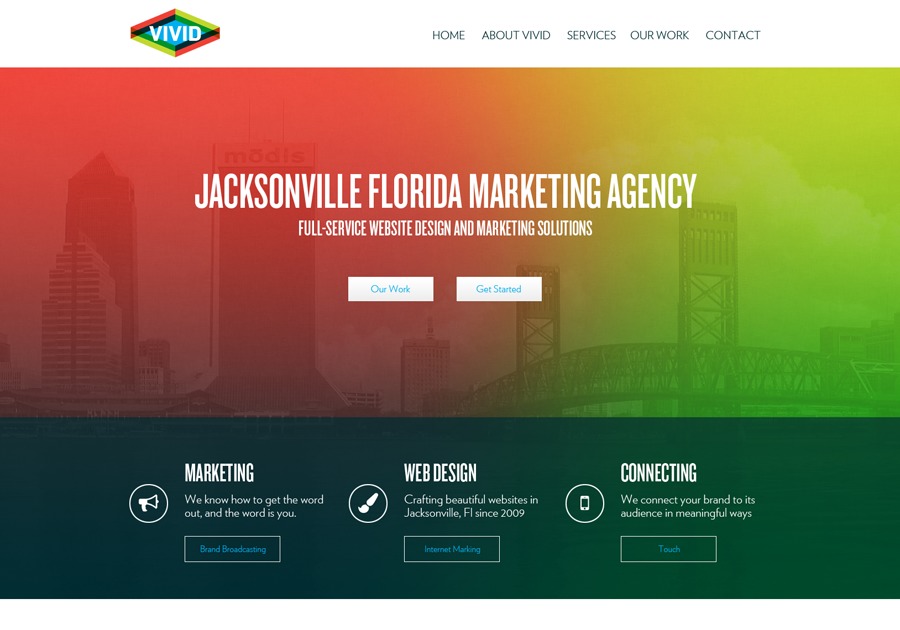 A great web design by VIVID, Jacksonville, FL: 