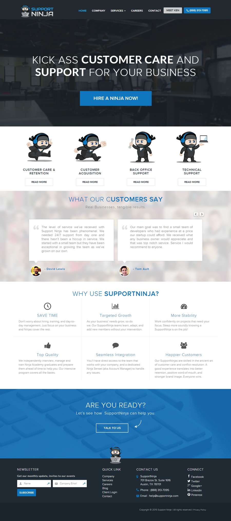 A great web design by Wirefuse, Austin, TX: 