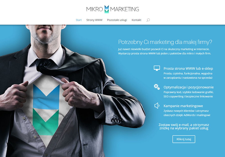 A great web design by Mikro Marketing, Szczecin, Poland: 