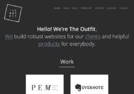 A great web design by The Outfit, Boston, MA: 