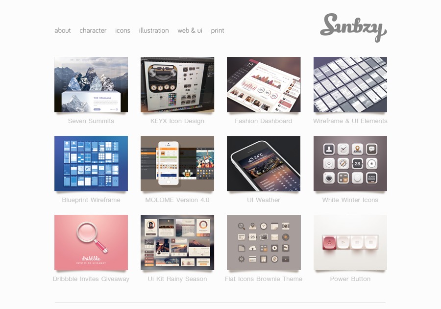 A great web design by Sunbzy, Bangkok, Thailand: 