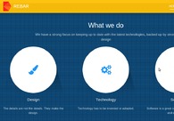 A great web design by Rebar Design, Copenhagen, Denmark: Responsive Website, Portfolio
, Technology
, node.js

