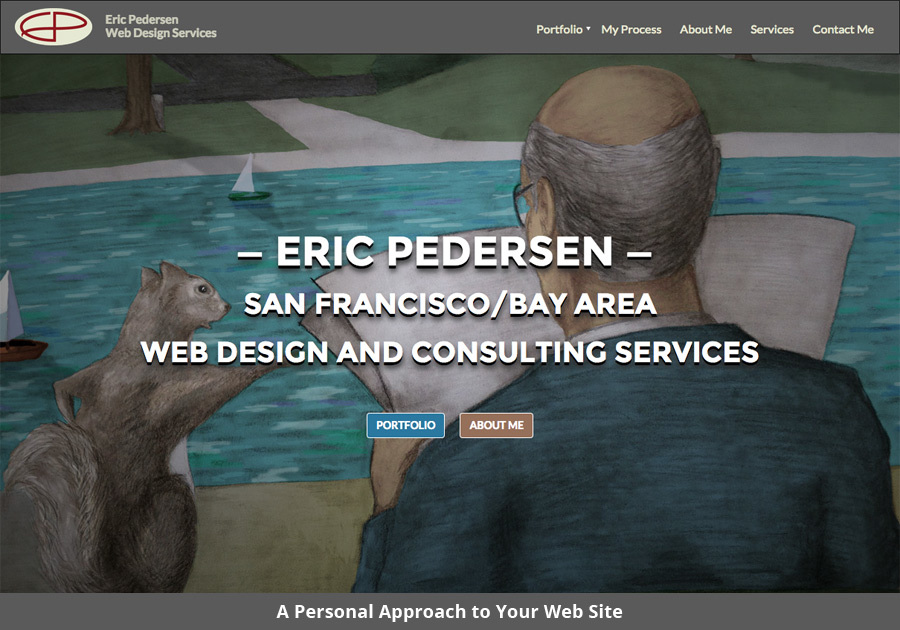 A great web design by Eric Pedersen - Web Design and Consulting, San Francisco, CA: 