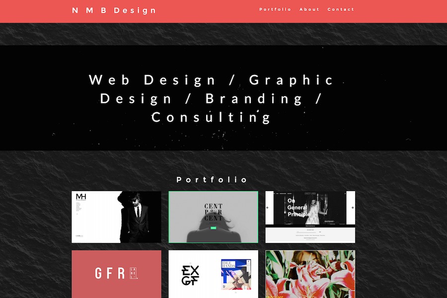 A great web design by N M B Design, Los Angeles, CA: 