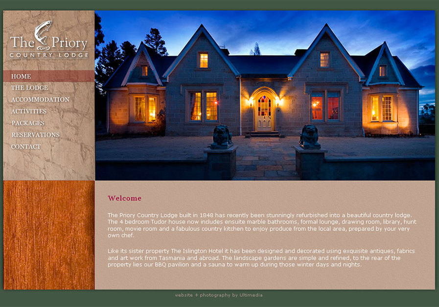 A great web design by Ultimedia, Hobart, Australia: 
