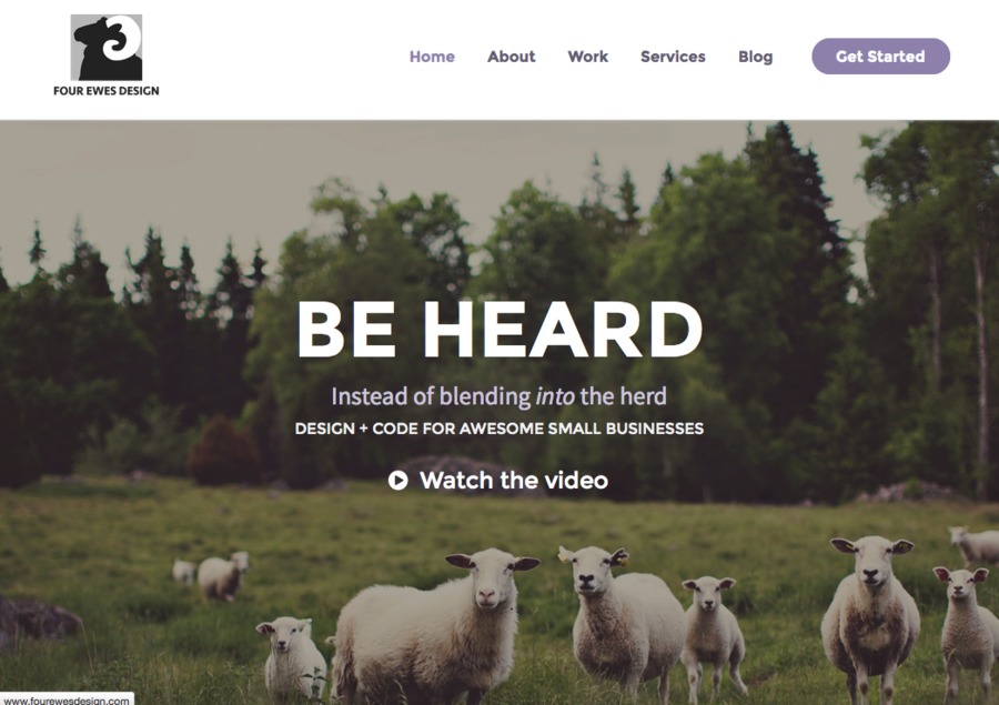 A great web design by Four Ewes Design, Toronto, Canada: 