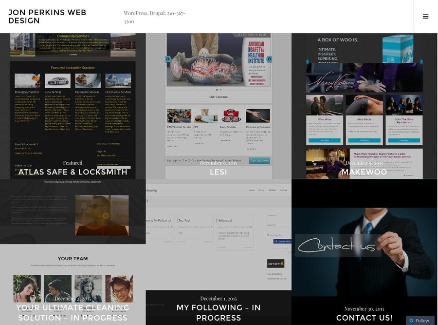 A great web design by Jon Perkins, San Antonio, TX: 