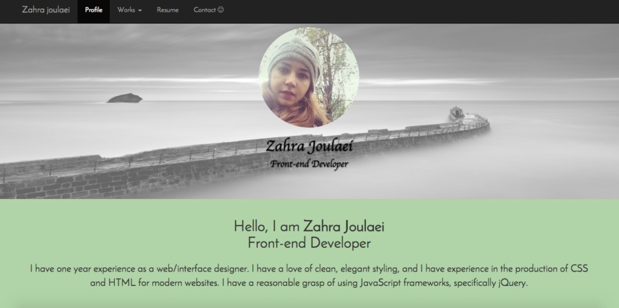 A great web design by zahrajoulaei, Milano, Italy: 