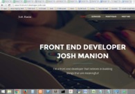 A great web design by Josh Manion, Seattle, WA: 