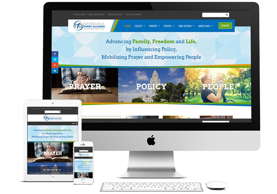 A great web design by Kevin Brown Design, Omaha, NE: Responsive Website, Social/Community
, Non Profit
, Wordpress

